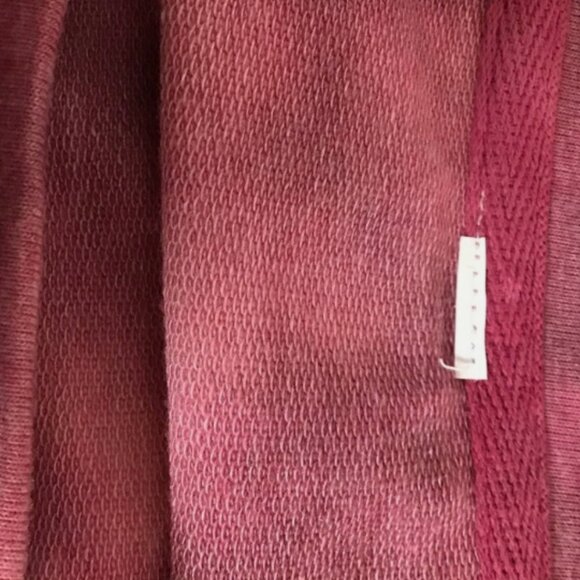 Ideology Womens Gratitude Pullover Sweatshirt Pink Malaga Tie Dye Stretch XS New - Picture 4 of 5